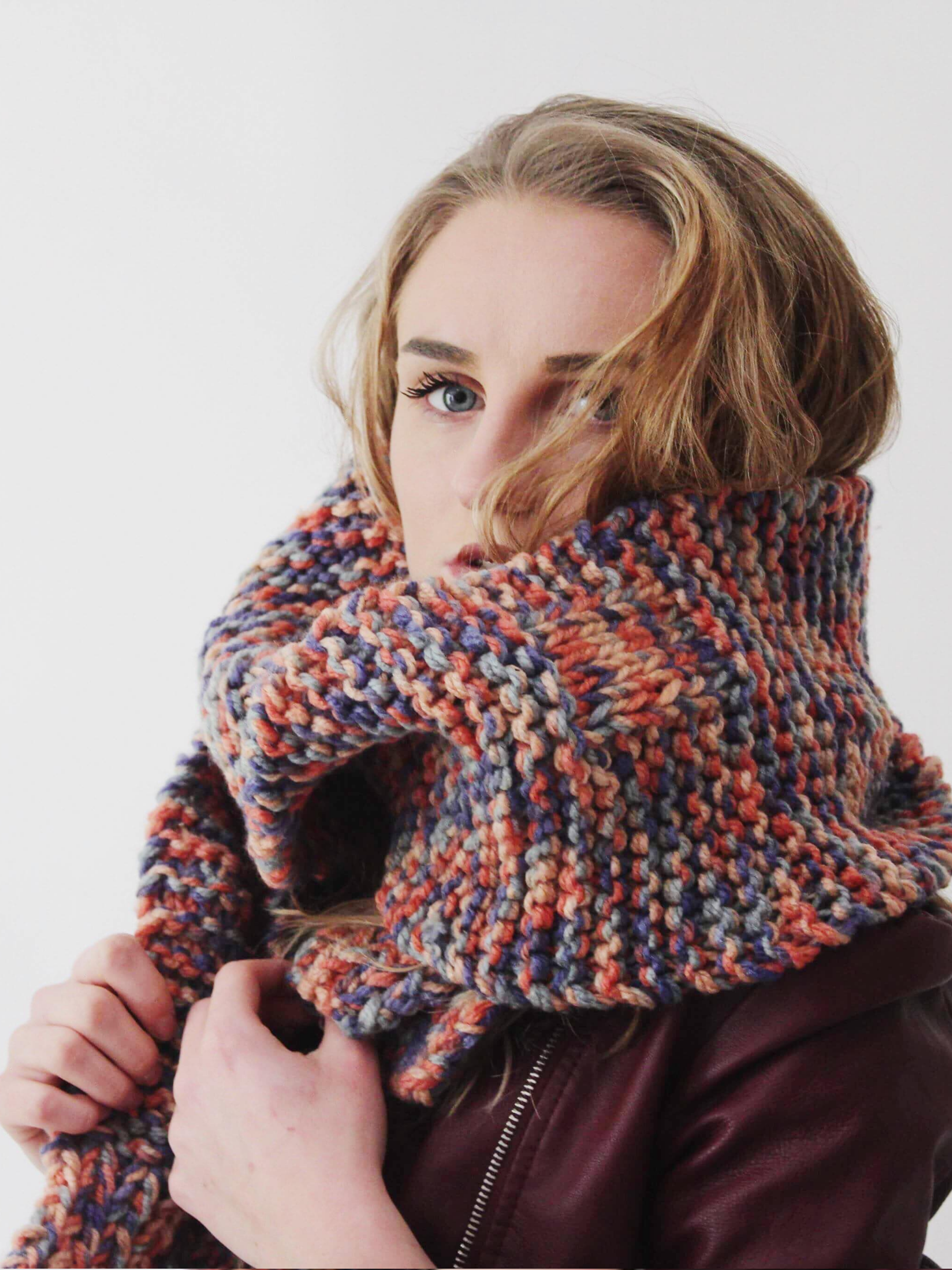 Nos écharpes tricotées